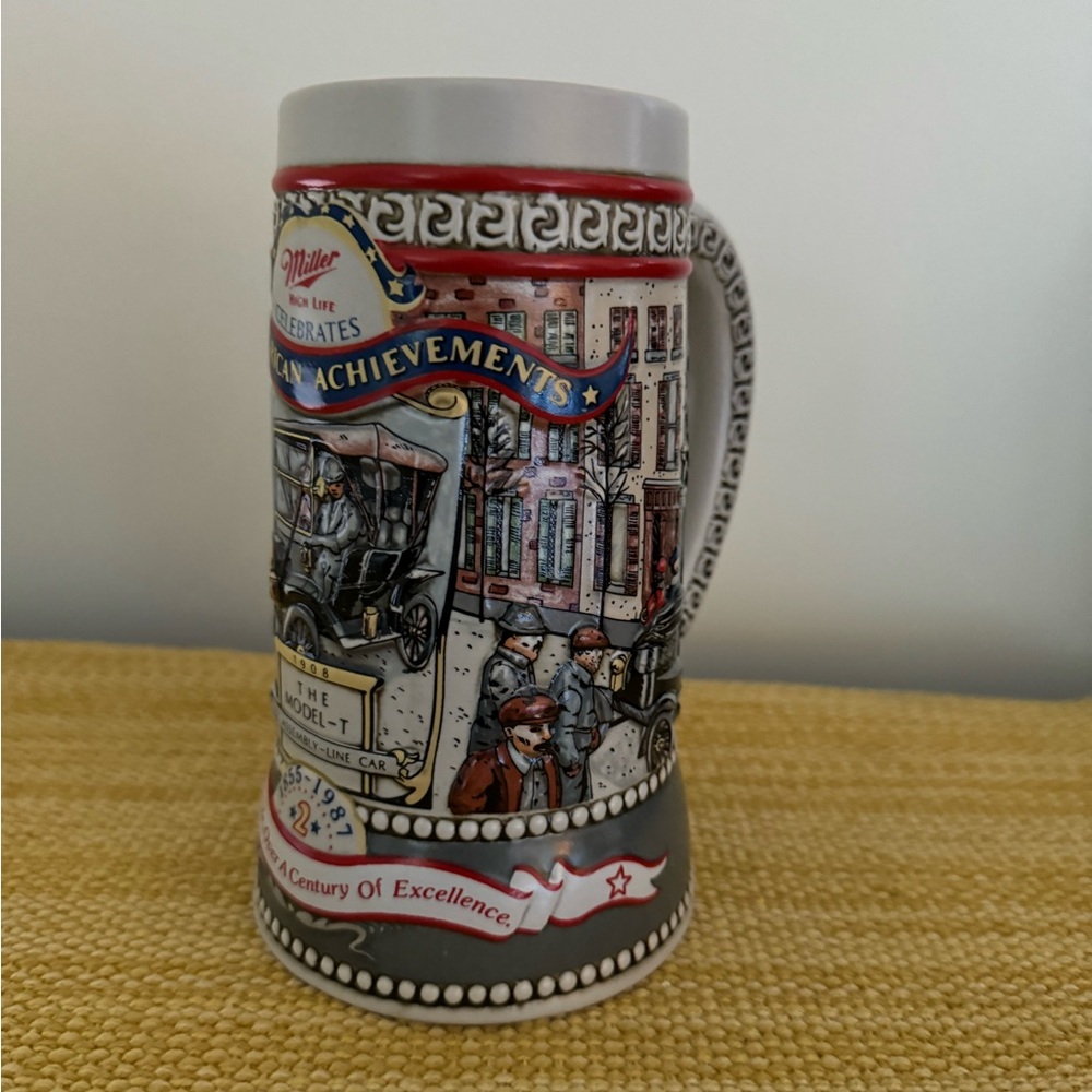 Miller High Life Great American Achievements Stein, 1855 - 1987, Series 2 - Picture 4 of 11
